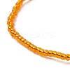 7Pcs 7 Color Natural Shell & Seed & Brass Beaded Stretch Bracelets Set for Women BJEW-JB09170-6