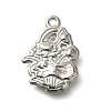 Anti-Tarnish 304 Stainless Steel Pendants STAS-I321-01P-1