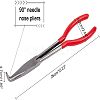 High Carbon Steel Bent Needle Nose Pliers PT-WH0006-05A-2