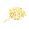 Brass Filigree Big Pendants KKC-T003-33G-2