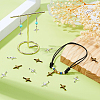 160Pcs 2 Colors Tibetan Style Alloy Pendants TIBE-DC0001-21-5