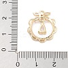 Brass Pave Clear Cubic Zirconia Pendants LS-KK-Z061-10G-3