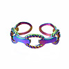 Open Oval Cuff Rings RJEW-N038-029-2