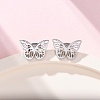 Tarnish Resistant 304 Stainless Steel Stud Earrings with 316 Surgical Stainless Steel Pins PW-WG57925-02-2