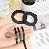 3Pcs Flat Leather Jewelry Cord WL-GF0001-16D-02-3