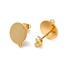 201 Stainless Steel Stud Earring Findings STAS-D244-28G-B-2