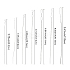 7pcs 7 Styles Stainless Steel Straight Sewing Embroidery Threads FIND-YWC0014-004-3