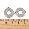 Non-Tarnish 304 Stainless Steel Connector Charms STAS-N103-135P-3