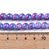 Baking Paint Glass Beads Strands X-DGLA-N008-8mm-02-4