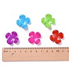 Opaque Acrylic Flower Bead Caps SACR-Q099-M19-3