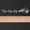 Transparent Glass Pendants for Curtains X-GLAA-WH0002-02-4