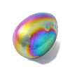 Electroplated Synthetic Non-Magnetic Hematite Palm Stones G-H021-03A-2