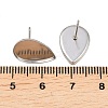 Tarnish Resistant 304 Stainless Steel Stud Earring Settings X-STAS-Q170-13-4