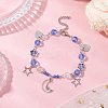 Glass Beaded Bracelets BJEW-JB11610-01-1