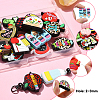 20Pcs 20 Styles Study/Teacher's Day Theme Food Grade Silicone Focal Beads SIL-CJ0001-41-3