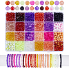 1200Pcs 24 Styles Glass Beads GLAD-PH0001-08-1