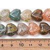 Painted Glass Beads Strands GLAA-B037-14-4