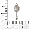 304 Stainless Steel Connector Charms STAS-G363-10P-3
