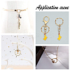 20Pcs 201 Stainless Steel Pendants STAS-UN0036-15-5