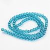 Transparent Glass Bead Strands GLAA-G013-8mm-51-2