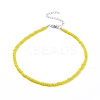 Glass Seed Beaded Necklaces NJEW-JN02691-01-1