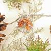 12Pcs 12 Colors Gemstone Pendants G-PH0001-33-2
