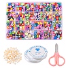 DIY Candy Color Bracelet Making Kit DIY-FS0003-12-1
