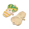 Animal Forest Theme Zinc Alloy Enamel Pendants FIND-Z065-01G-2