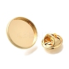 Rack Plating Brass Brooch Finding KK-Z030-01G-01-1