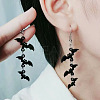Halloween Bat Acrylic Dangle Earrings FS-WG3D7A4-01-2