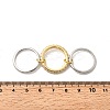 Brass Micro Pave Cubic Zirconia Finger Rings RJEW-P166-01A-01-5