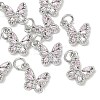 SHEGRACE Brass Pave Clear Cubic Zirconia Pendants XGRQ3Q731-628P-C-1