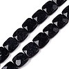 Synthetic Blue Goldstone Beads Strands G-T138-166-4