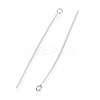 Tarnish Resistant 304 Stainless Steel Eye Pins LS-STAS-I097-089-04P-2