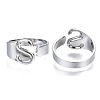 Alloy Cuff Finger Rings RJEW-S038-195S-P-NR-3