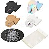 40Pcs Paper Jewelry Display Cards CDIS-FS0001-32A-2