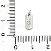 Five Elements Theme Brass Micro Pave Clear Cubic Zirconia Charms KK-F934-02A-P-3