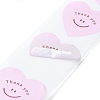 500Pcs Heart with Thank You Roll Stickers DIY-U008-01B-4