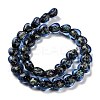 Handmade Dichroic Foil Glass Beads Strands DICH-U001-03I-2