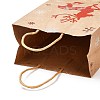 Christmas Theme Hot Stamping Rectangle Paper Bags X1-CARB-F011-02B-4