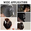 6Pcs 6 Styles Halloween Zinc Alloy Claw Hair Clips for Woman Girls Thick Hair PHAR-GA0001-03-5