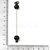 Plastic Beadable Keychain Bar for Jewelry Making DIY Crafts AJEW-C040-01F-3