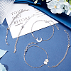 20Pcs 304 Stainless Steel Cable Chain Bracelet Making AJEW-SP0001-01-4