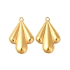 Ion Plating(IP) 304 Stainless Steel Pendants STAS-L268-003G-1