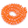 Electroplate Glass Beads Strands EGLA-A034-T8mm-A23-2