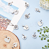 304 Stainless Steel Pendants STAS-UN0014-92P-4
