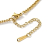 304 Stainless Steel Pendant Necklaces NJEW-C017-02G-3