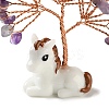 Natural Amethyst Chips Tree of Life Decorations DJEW-A017-01I-3