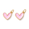 Rack Plating Brass Enamel Charms KK-D073-27G-05-2