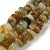 Natural Xiuyan Jade Beads Strands G-B078-G04-01-1